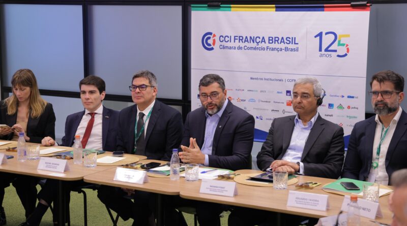 Governador Wilson Lima destaca parceria com empresas francesas e apresenta potencial econômico do Amazonas