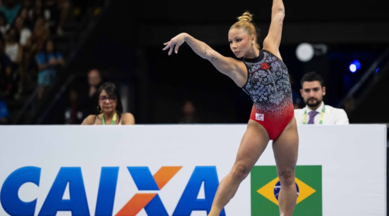 Flávia Saraiva é campeã brasileira na trave e no solo