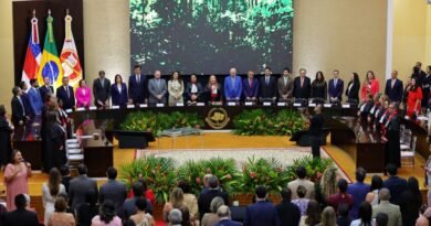 Presidente e vice-presidente do TCE-AM prestigiam recondução de Leda Mara à chefia do MPAM