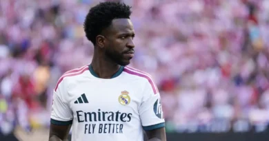 Soccer Football - LaLiga - Atletico Madrid v Real Madrid - Riyadh Air Metropolitano, Madrid, Spain - September 20, 2026 Real Madrid's Vinicius Junior before the match REUTERS/Ana Beltran