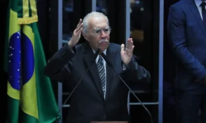 Brasília (DF), 18/03/2025 -Sessão solene em homenagem a redemocratização. ( Ex-presidente José Sarney participou da homenagem). Foto: Lula Marques/Agência Brasil