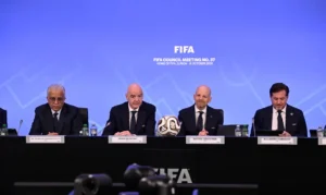 Primeiro encontro de cúpula da Fifa após presidente da entidade Gianni Infantino apresentar proposta de venda de participações da Copa - em 15/10/2026