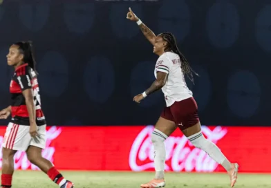 Rio de Janeiro (RJ), 11/10/2026 - Lance de jogo entre Flamengo e Fluminense em partida válida pelo Campeonato Brasileiro de Futebol Feminino 2026. Foto: Marina Garcia/Fluminense FC