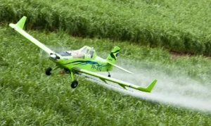 Pulverização aérea