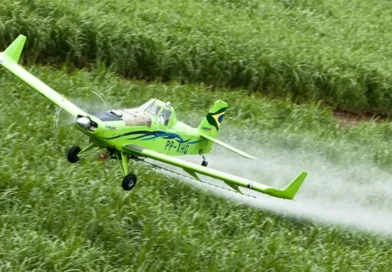 Pulverização aérea
