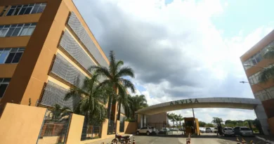 Fachada do edifício sede da Agência Nacional de Vigilância Sanitária (Anvisa).