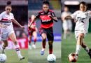 São Paulo (SP), 19/10/2026 - Jogadoras de futebol Isa, Kaylane e Evelin, finalistas ao prêmio TV Brasil Petrobras . Foto: Arte/Agência Brasil