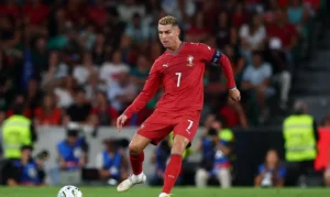 Soccer Football - Nations League - Group B - Portugal v Wales - Estadio Jose Alvalade, Lisbon, Portugal - September 24, 2026 Portugal's Cristiano Ronaldo in action REUTERS/Pedro Nunes