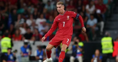 Soccer Football - Nations League - Group B - Portugal v Wales - Estadio Jose Alvalade, Lisbon, Portugal - September 24, 2026 Portugal's Cristiano Ronaldo in action REUTERS/Pedro Nunes