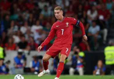 Soccer Football - Nations League - Group B - Portugal v Wales - Estadio Jose Alvalade, Lisbon, Portugal - September 24, 2026 Portugal's Cristiano Ronaldo in action REUTERS/Pedro Nunes