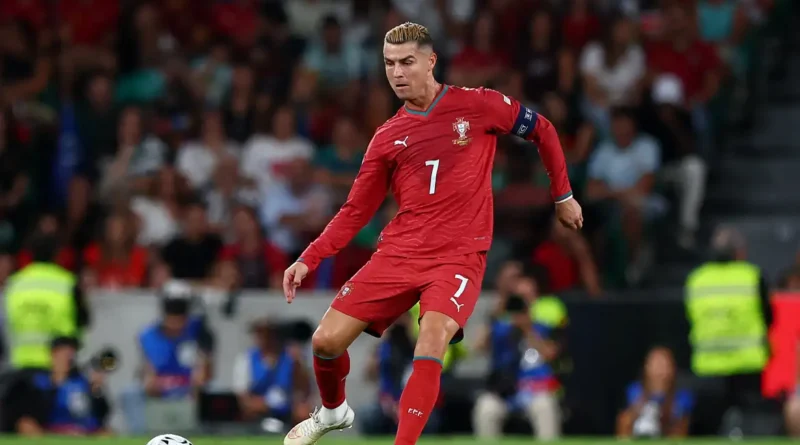 Soccer Football - Nations League - Group B - Portugal v Wales - Estadio Jose Alvalade, Lisbon, Portugal - September 24, 2026 Portugal's Cristiano Ronaldo in action REUTERS/Pedro Nunes