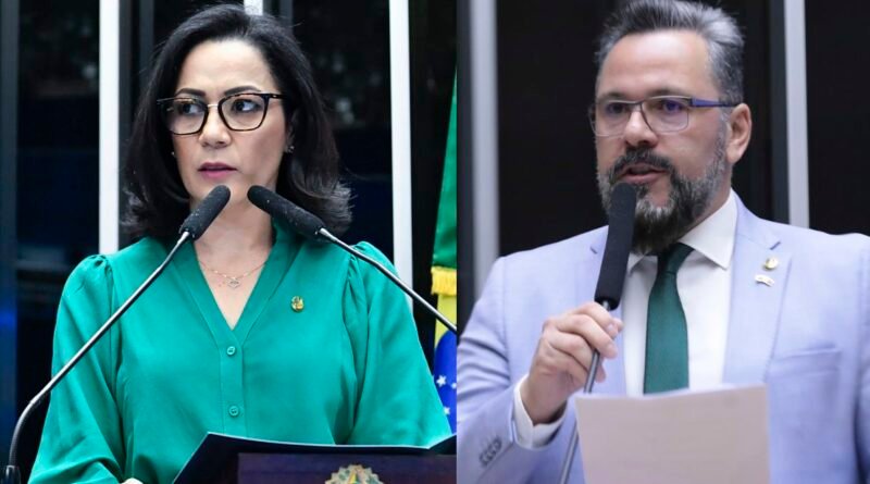 Brasília (DF), 04/10/2026 - Candidatos ao governo do Acre. Mailza Assis e Alan Rick. Foto: Arte/Agência Brasil