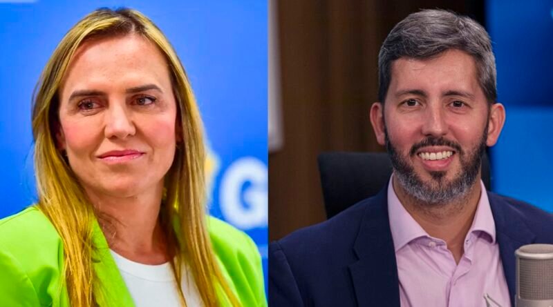 Brasília (DF), 04/10/2026 - Candidatos ao governo do DF. Celina Leão e LEandro Grass. Foto: Arte/Agência Brasil