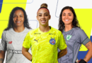 Finalistas à categoria goleira do Prêmio TV Brasil Petrobras Para Elas - Carlinha (São Paulo), Yanne (bahia), SandY (América-MG), Finalistas, prêmio, Para Elas - 2026