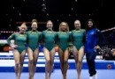 seleção brasileira feminina termina em 5º lugar na disputa por equipes do Mundial de Ginástica Artística, em 21/10/2026