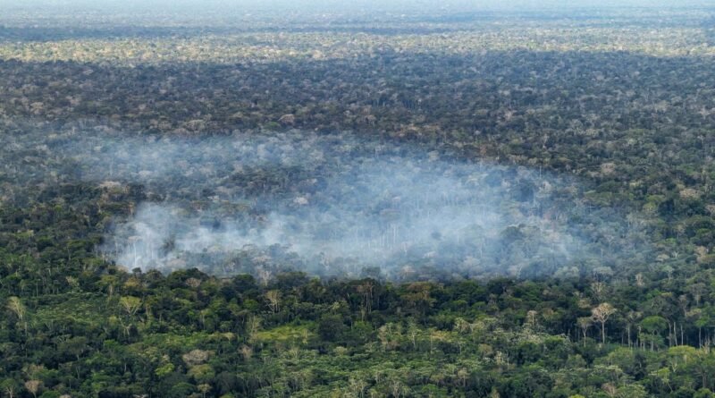13/10/2026 - Acre - Fogo, queimadas, incêndios florestais e fumaça ameaçam a floresta amazônica no Acre. Entre Cruzeiro do Sul e Marechal Thaumaturgo, a paisagem revela a pressão sobre a vegetação nativa e a biodiversidade. Foto: Rafa Neddermeyer/Agência Brasil