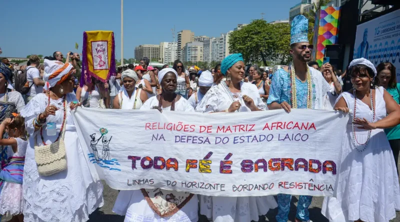 Rio de Janeiro (RJ), 17/09/2023 – Praia de Copacabana recebe a 16ª Caminhada em Defesa da Liberdade Religiosa. Foto: Tomaz Silva/Agência Brasil
