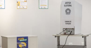 São Paulo (SP) 24/09/2026 - O Tribunal Regional Eleitoral de São Paulo (TRE-SP) , durante demonstração para a imprensa do fluxo de votação das Eleições 2026. Além de uma apresentação sobre o chamado “derrame de santinhos” e o novo provimento da Corregedoria do Tribunal que disciplina a fiscalização e a repressão desse crime eleitoral. O evento realizado na sede do TRE-SP. Urna Eletrônica . Foto: Paulo Pinto/Agência Brasil