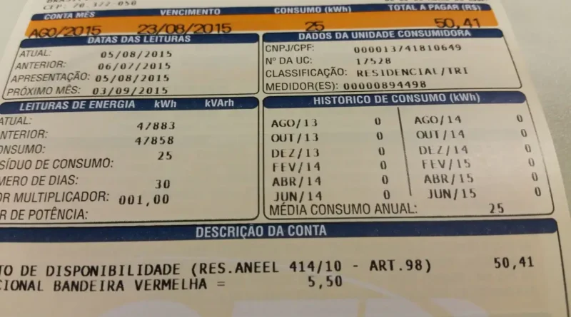 Conta de luz