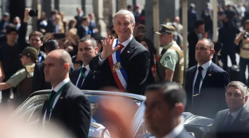 Chile's President Jose Antonio Kast leaves following an ecumenical prayer at the Metropolitan Cathedral, in Santiago, Chile, March 12, 2026. REUTERS/Diego Reyes