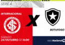Rádio Nacional transmite neste sábado (24) Internacional x Botafogo pela 32ª rodada do Brasileirão. Foto: Arte/ EBC
