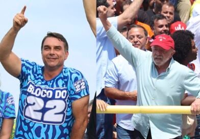 Rio de Janeiro (RJ), 24/10/2026 - Candidatos à Presidência da República, Flávio Bolsonaro e Luiz Inácio Lula da Silvz, durante atos das Eleições 2026. Foto: Tomaz Silva/Agência Brasil