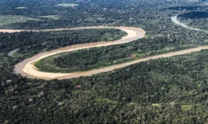 13/10/2026 - Acre - O rio Tejo corta a floresta amazônica no Acre, entre Cruzeiro do Sul e Marechal Thaumaturgo. Rios, mata nativa, biodiversidade e comunidades ribeirinhas compõem a paisagem natural de uma das regiões mais remotas da Amazônia brasileira. Foto: Rafa Neddermeyer/Agência Brasil