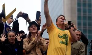 São Paulo (SP), 07/09/2026. - O candidato à Presidência da República, Flávio Bolsonaro, durante ato na Avenida Paulista. Foto: Paulo Pinto/Agencia Brasil