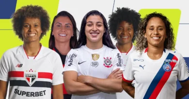Aline Milene, Djeni, Duda Sampaio, Robinha, Raquel Domingues são finalistas a duas vagas de meio-campistas da Seleção da Temporada do prêmio TV Brasil Petrobras Para Elas 2026