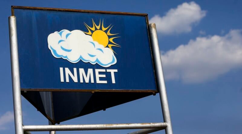 Fachada do instituto nacional de meteorologia (INMET), em Brasília.