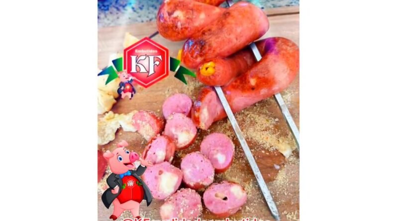 Anvisa suspende venda de linguiça suína defumada após detecção de bactéria . Foto: kfqualidadeembutidos/ Instagram