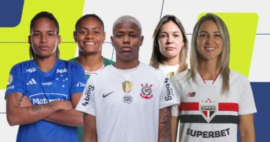 Finalistas a melhor atacante do Prêmio TV Brasil Petrobras Para Elas 2026: Marília (Cruzeiro), Taina Maranhão (Palmeiras), Jhonson e Gabi Zanotti, e Giovana Crivelari (São Paulo)