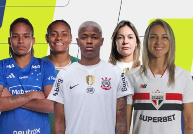 Finalistas a melhor atacante do Prêmio TV Brasil Petrobras Para Elas 2026: Marília (Cruzeiro), Taina Maranhão (Palmeiras), Jhonson e Gabi Zanotti, e Giovana Crivelari (São Paulo)