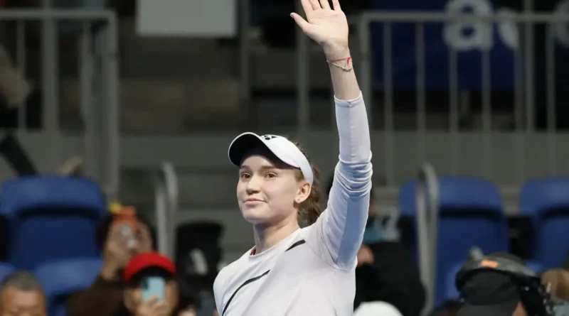 Elena Rybakina celebra vitória em Tóquio 29 de outubro de 2026 REUTERS/Kim Kyung-Hoon