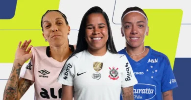 Golações de Camila Pini (Grêmio), Vic Albuquerque (Corinthians) e Pri Back (Cruzeiro) concorrem na categoria gol mais bonito do Prêmio TV Brasil Petrobras 2026