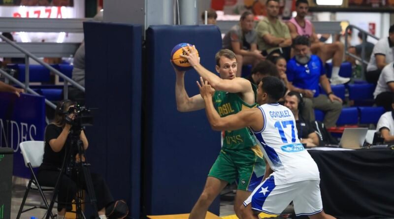Brasília (DF), 31/10/2026 - Brasil avança às quartas da AmeriCup no basquete masculino 3x3 Foto: FIBA/Divulgação
