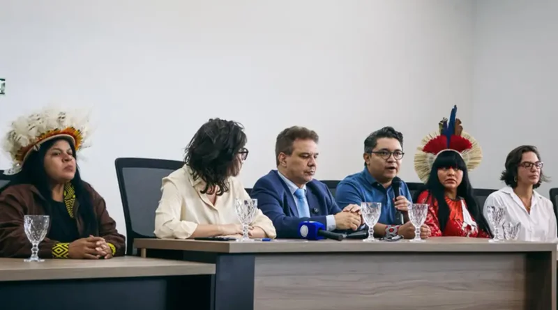 Brasília (DF), 31/10/2026 - Governo Federal reforça proteção de comunidades indígenas em Mato Grosso do Sul Ministros dos Povos Indígenas, Justiça e Segurança Pública e dos Direitos Humanos e da Cidadania estiveram no estado devido às denúncias de ameaças e violência após o segundo turno das eleições. Foto: Rony Eloy/Secom